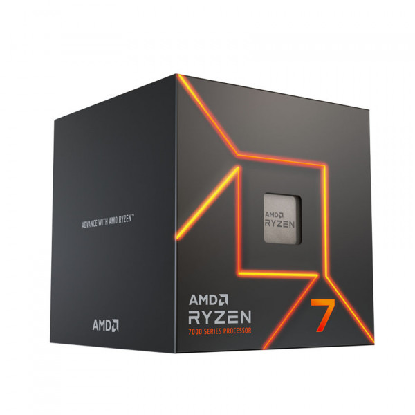 CPU AMD Ryzen 7 7700 (3.8 GHz Upto 5.3GHz / 40MB / 8 Cores, 16 Threads / 65W / Socket AM5) ( TRAY)