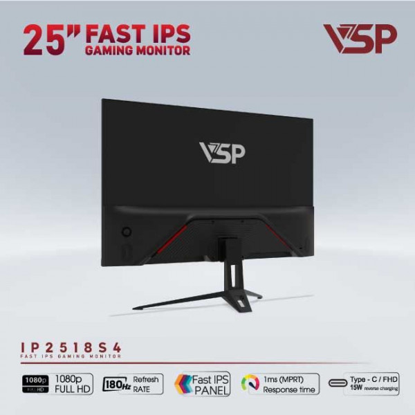 Màn hình VSP IP2518S4 (24.5 inch/FHD/Fast IPS/180Hz/1ms)