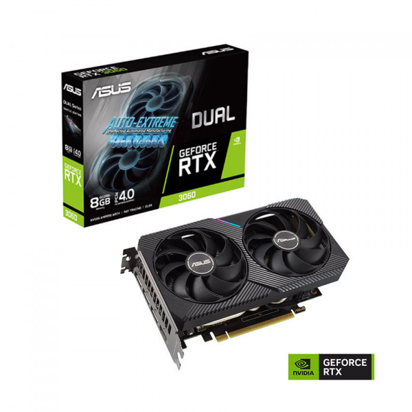 Card màn hình ASUS Dual GeForce RTX 3060 8GB GDDR6 (DUAL-RTX3060-8G)