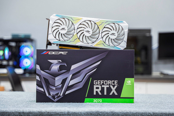 Card màn hình OCPC RTX 3070 8GB GDDR6 XE WHITE