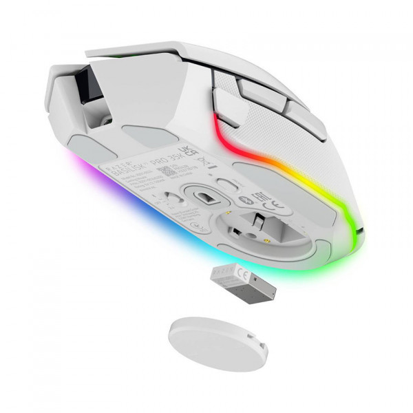 Chuột gaming không dây Razer Basilisk V3 Pro 35K - White Edition 