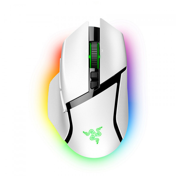 Chuột gaming không dây Razer Basilisk V3 Pro White Edition (USB Wireless, RGB)