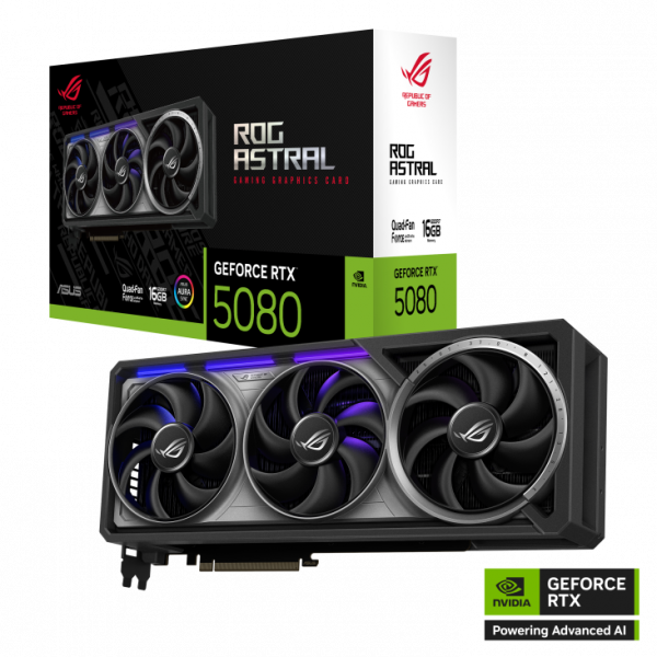 Card màn hình ASUS ROG Astral GeForce RTX 5080 16GB GDDR7