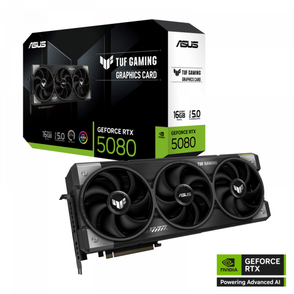 Card màn hình ASUS TUF Gaming GeForce RTX 5080 16GB GDDR7