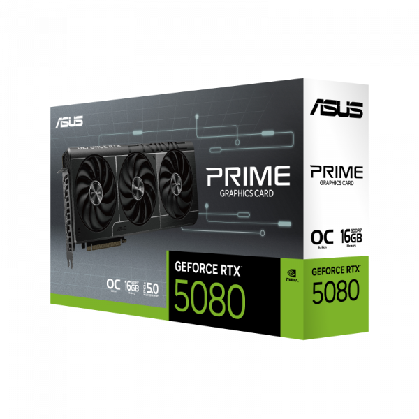 Card màn hình ASUS PRIME GeForce RTX 5080 16GB GDDR7 OC