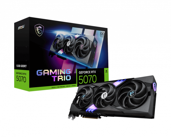 Card màn hình MSI GeForce RTX 5070 12G GAMING TRIO OC