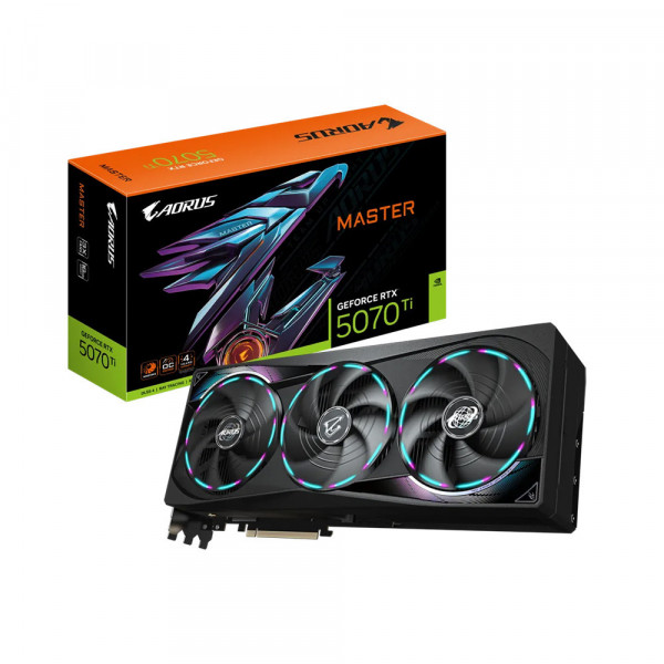 Card màn hình GIGABYTE AORUS GeForce RTX 5070 Ti MASTER 16GB GDDR7
