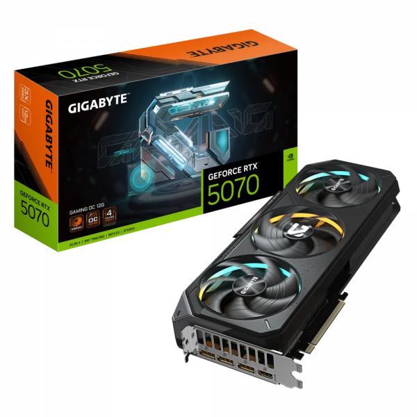 Card màn hình GIGABYTE GeForce RTX 5070 GAMING OC 12GB GDDR7