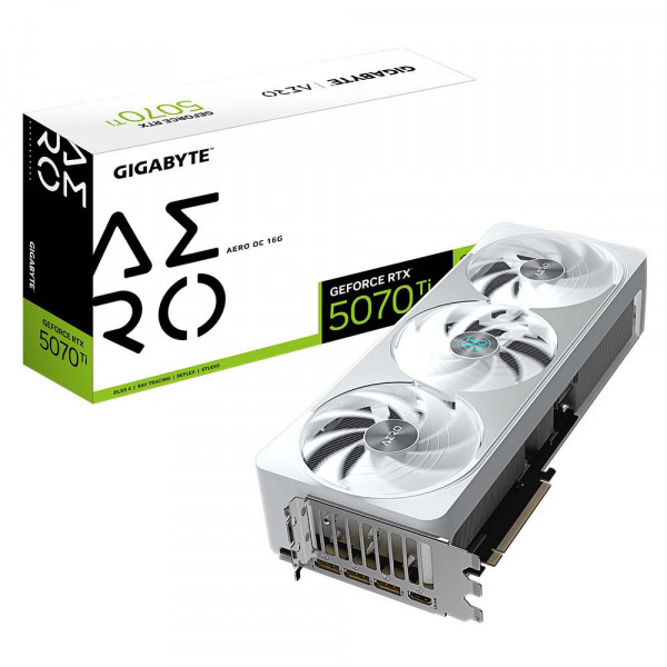 Card màn hình GIGABYTE GeForce RTX 5070 Ti AERO OC 16G