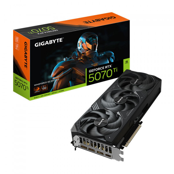 Card màn hình GIGABYTE GeForce RTX 5070 Ti WINDFORCE OC SFF 16G