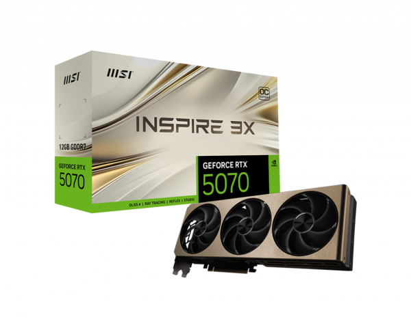 Card màn hình MSI GeForce RTX 5070 12G INSPIRE 3X OC