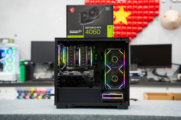 PC AMD GAMING Ryzen 7 9800X3D - RTX 4060 8GB OC