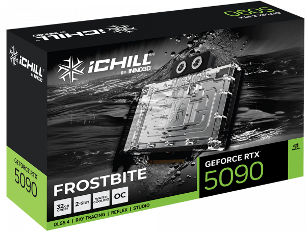 Card màn hình INNO3D GeForce RTX 5090 iCHILL FROSTBITE 32GB