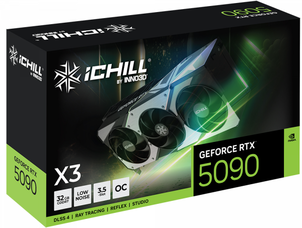 Card màn hình INNO3D RTX 5090 ICHILL X3 32GB GDDR7