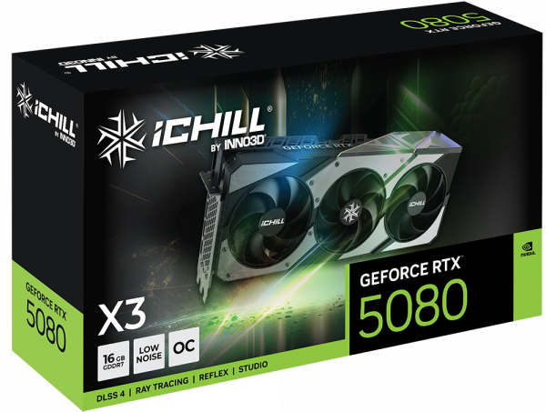 Card màn hình INNO3D GeForce RTX 5080 iCHILL X3 16GB GDDR7