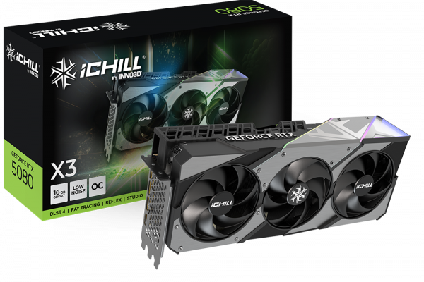 Card màn hình INNO3D GeForce RTX 5080 iCHILL X3 16GB GDDR7