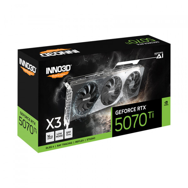 Card màn hình INNO3D GeForce RTX 5070 Ti X3 16GB GDDR7