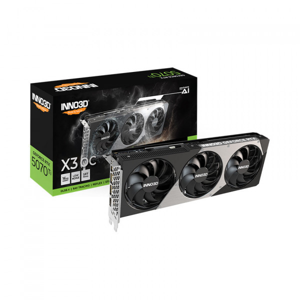 Card màn hình INNO3D GeForce RTX 5070 Ti X3 OC 16GB GDDR7
