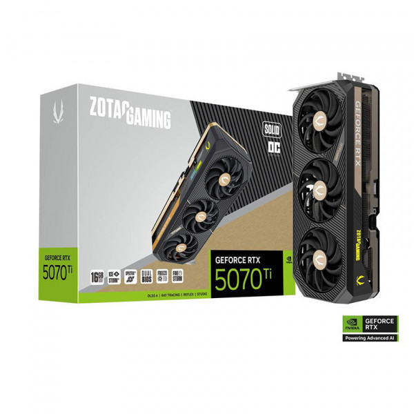 Card màn hình ZOTAC GAMING GeForce RTX 5070 Ti SOLID OC