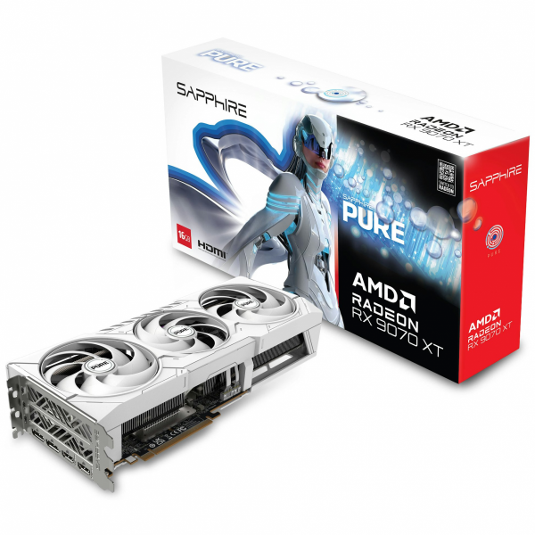 Card màn hình SAPPHIRE PURE AMD RADEON RX 9070 XT GAMING OC 16GB