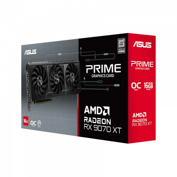 Card màn hình ASUS Prime Radeon  RX 9070 XT OC Edition 16GB GDDR6