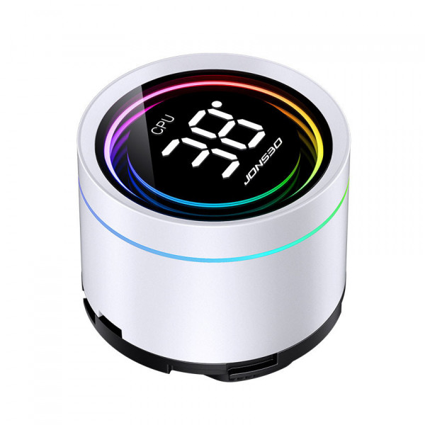 Tản nhiệt nước AIO Jonsbo TH-240 ARGB White (LCD hiển thị nhiệt độ)