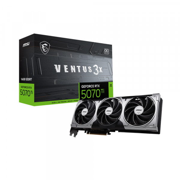 Card màn hình MSI RTX 5070 Ti 16GB VENTUS 3X OC