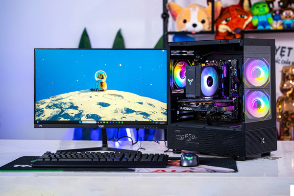 Full Bộ PC Gaming Kèm Màn Hình ( I3 12100F | RTX 3050 6GB OC | Màn hình 24 inch 100Hz)