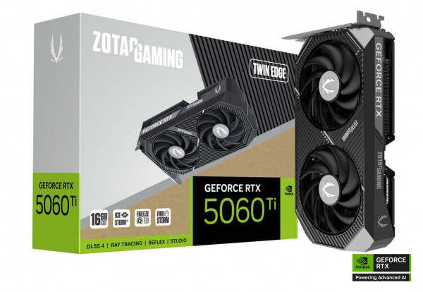 Card màn hình ZOTAC GAMING GeForce RTX 5060 Ti 16GB Twin Edge