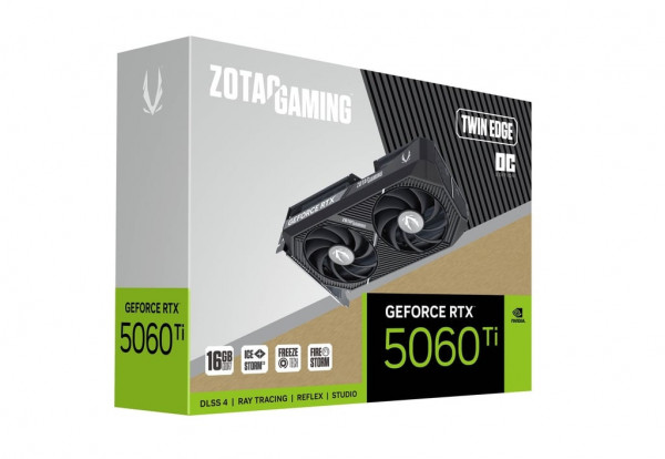 Card màn hình ZOTAC GAMING GeForce RTX 5060 Ti 16GB Twin Edge OC