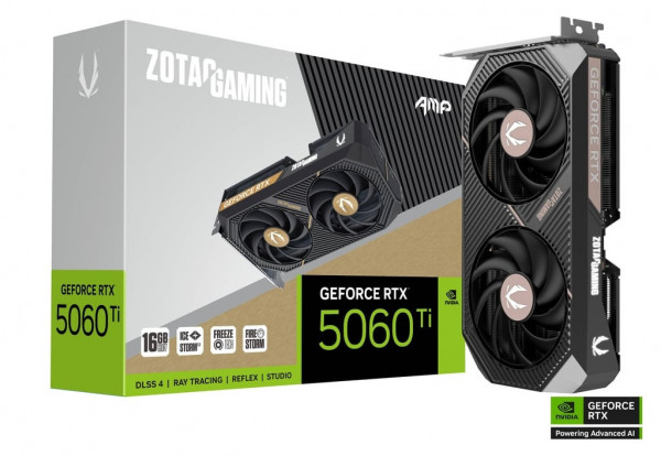 Card màn hình ZOTAC GAMING GeForce RTX 5060 Ti 16GB AMP