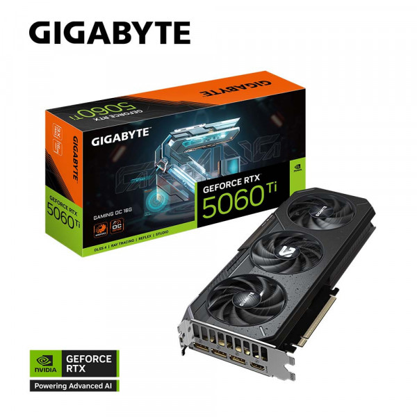 Card màn hình GIGABYTE GeForce RTX 5060 Ti GAMING OC 16G