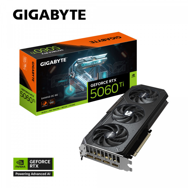 Card màn hình GIGABYTE GeForce RTX 5060 Ti GAMING OC 8GB