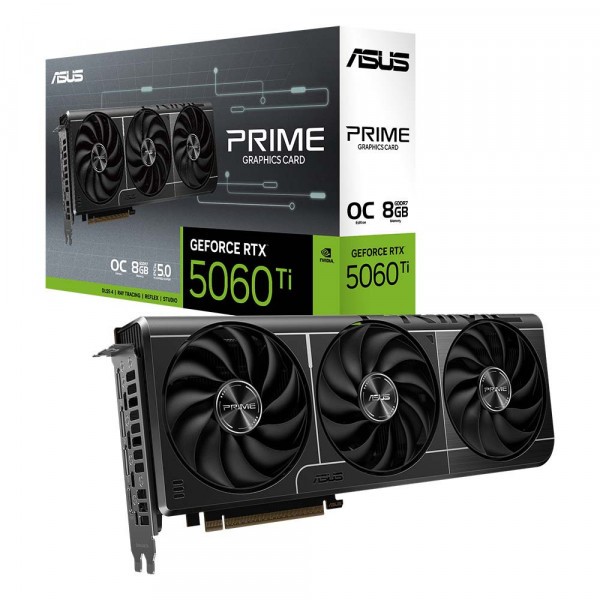 Card màn hình ASUS PRIME GeForce RTX™ 5060 Ti 8GB GDDR7 OC Edition