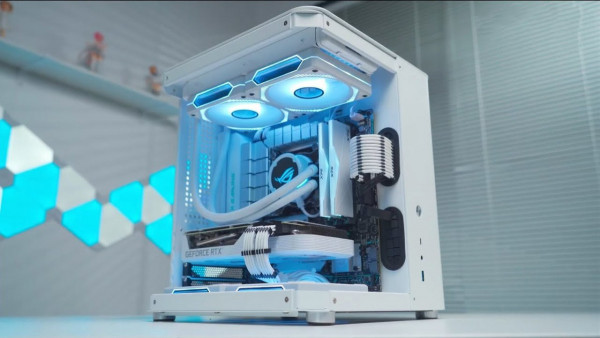 Vỏ case Jonsbo TK-1 White ( Mid Tower/Màu Trắng)