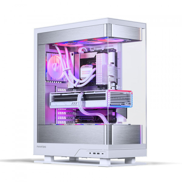 Vỏ Case Phanteks Evolv X2 Tempered Glass, DRGB, Matte White (ATX/Mid Tower)
