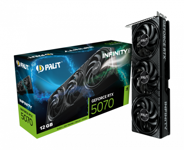 Card màn hình PALIT GeForce RTX 5070 Infinity 3 12GB GDDR7