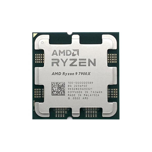 CPU AMD RYZEN 9 7900X  - TRAY NEW (4.7 GHZ UPTO 5.6GHZ / 76MB / 12 CORES, 24 THREADS / 170W / AM5)