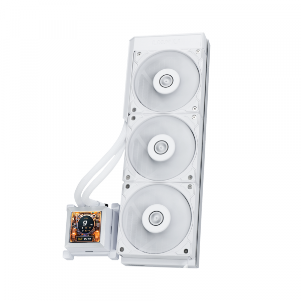 Tản nhiệt nước LIAN LI HydroShift LCD 360 non RGB fan White
