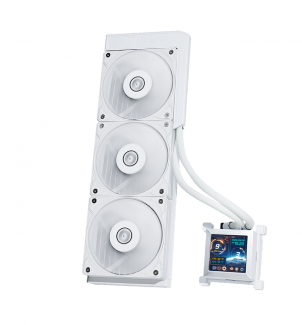 Tản nhiệt nước LIAN LI HydroShift LCD 360 non RGB fan White