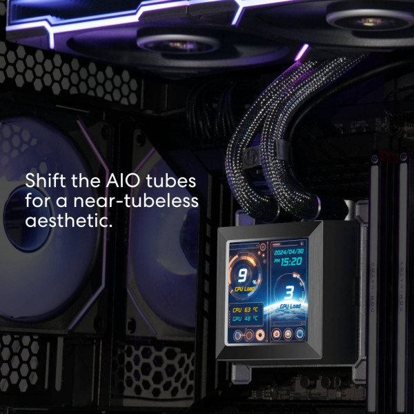 Tản nhiệt nước LIAN LI HydroShift LCD 360TL fan Black