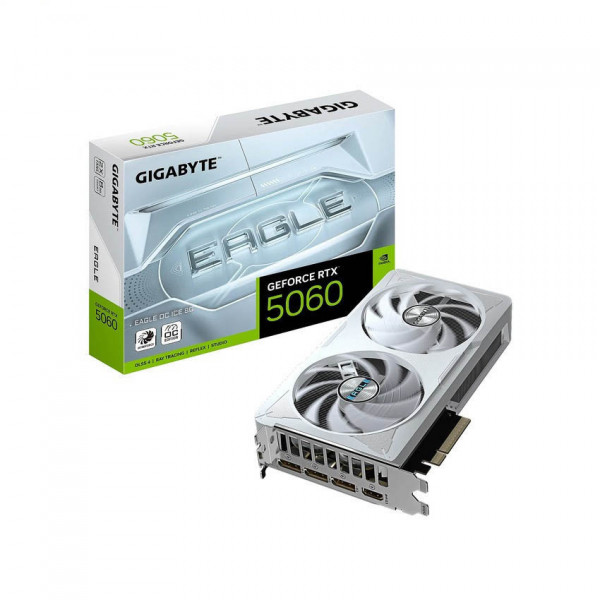 Card màn hình Gigabyte GeForce RTX 5060 EAGLE OC ICE 8GB (GV-N5060EAGLEOC ICE-8GD)