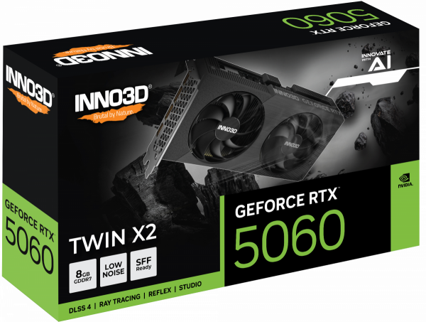 Card màn hình INNO3D GeForce RTX 5060 8GB TWIN X2