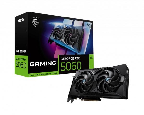 Card màn hình MSI GeForce RTX  5060 8GB GAMING OC