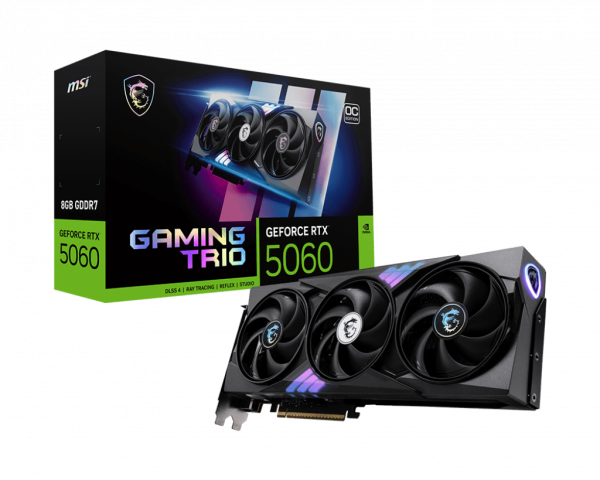 Card màn hình MSI GeForce RTX 5060 8G GAMING TRIO OC