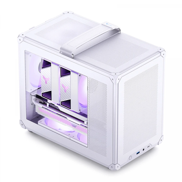Vỏ Case Jonsbo C6 MAX WHITE (Mini Tower/Màu Trắng)/Không Kèm Quạt)
