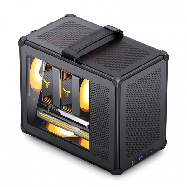 Vỏ Case Jonsbo C6 MAX BLACK (Mini Tower/Màu Đen)/Không Kèm Quạt)