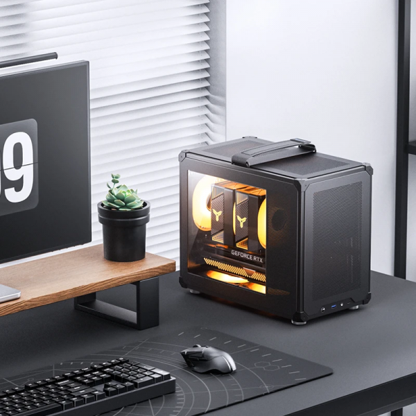 Vỏ Case Jonsbo C6 MAX BLACK (Mini Tower/Màu Đen)/Không Kèm Quạt)