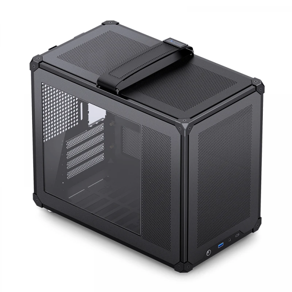 Vỏ Case Jonsbo C6 MAX BLACK (Mini Tower/Màu Đen)/Không Kèm Quạt)