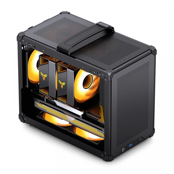Vỏ Case Jonsbo C6 MAX BLACK (Mini Tower/Màu Đen)/Không Kèm Quạt)